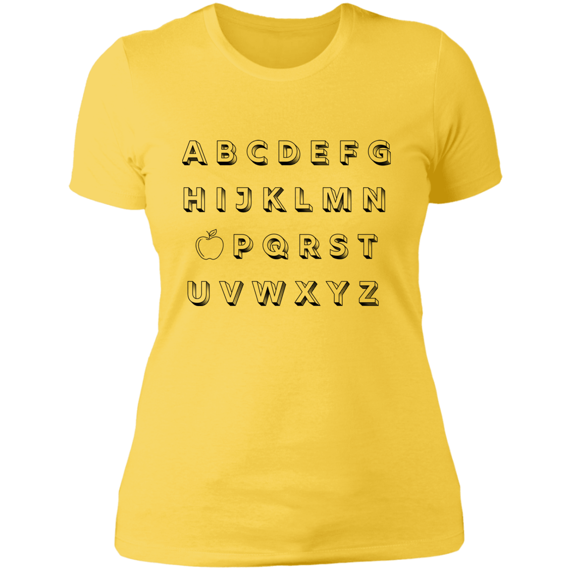 ABC Ladies' Boyfriend T-Shirt