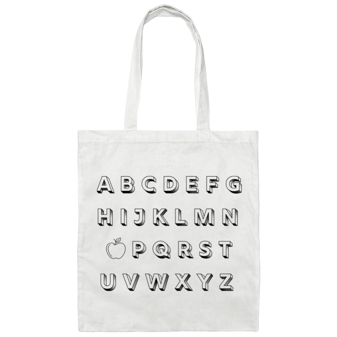 ABC Canvas Tote Bag