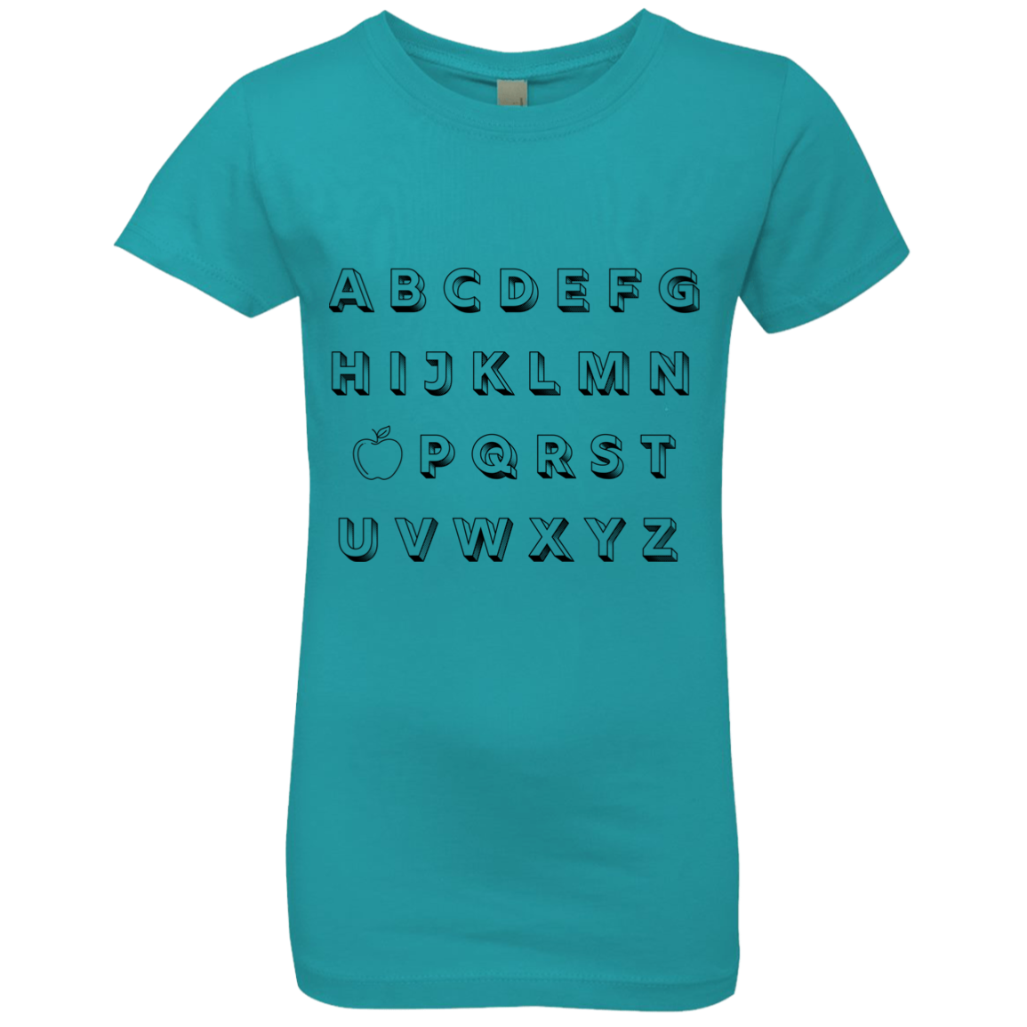 ABC Girls' Princess T-Shirt