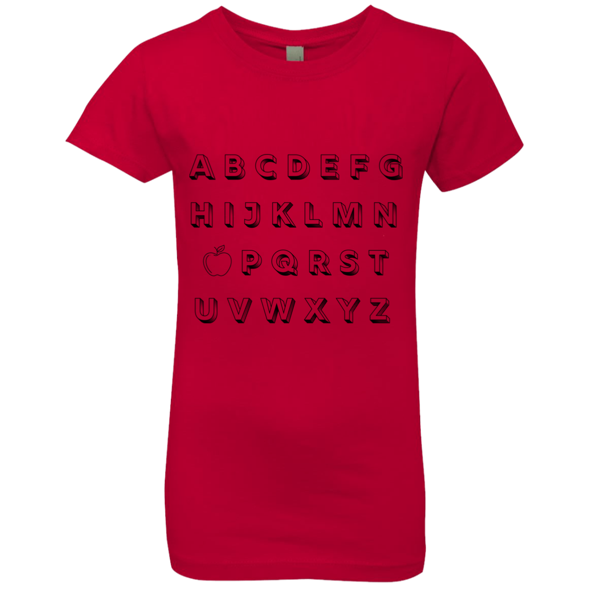 ABC Girls' Princess T-Shirt
