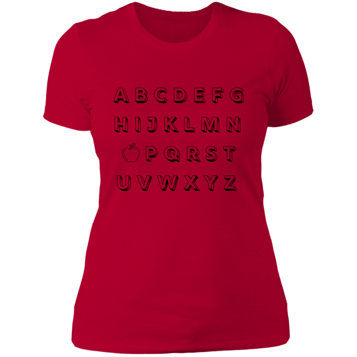 ABC Ladies' Boyfriend T-Shirt