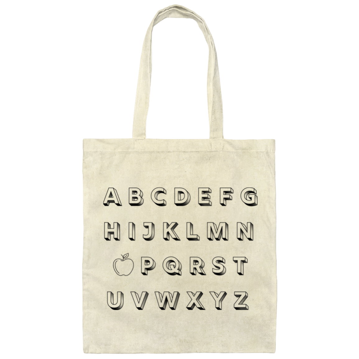 ABC Canvas Tote Bag