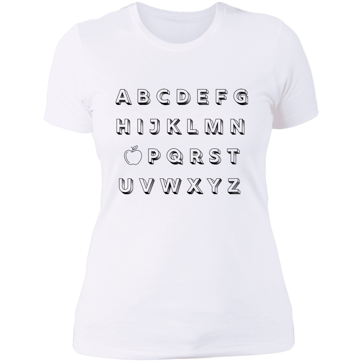 ABC Ladies' Boyfriend T-Shirt