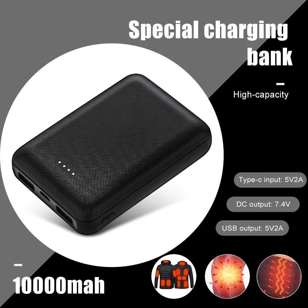 Portable Charging Battery Power Bank 5V 2A For Heated Vests