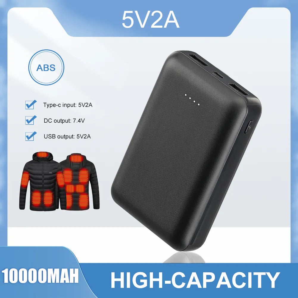 Portable Charging Battery Power Bank 5V 2A For Heated Vests