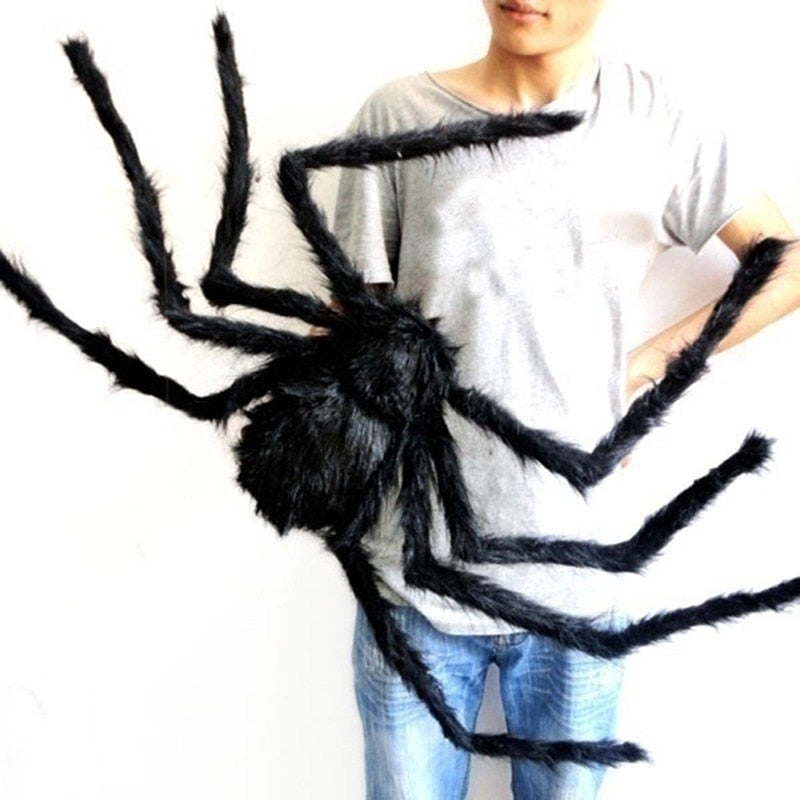 Giant Black Spider Haunted Decor | Halloween Decoration | Indoor or Outdoor