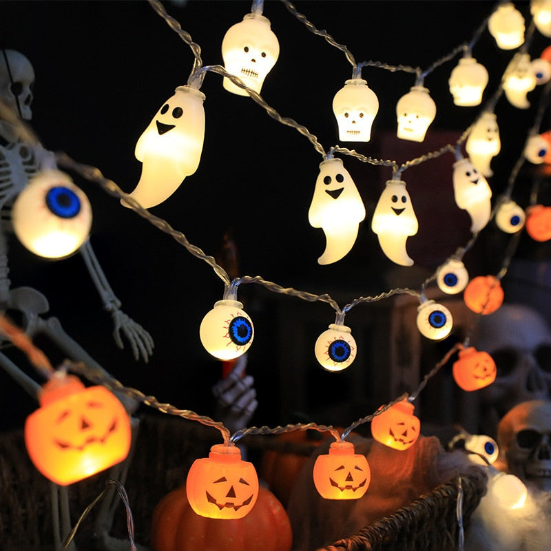 Led Halloween Light Strings & Other Halloween Decor | Indoor or Outdoor | Multiple Options