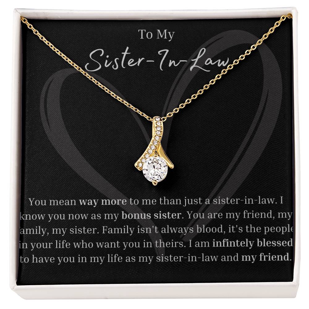 Sister-In-Law | Bonus Sister | Wedding | Alluring Beauty Necklace | BUY 3, GET 1 FREE