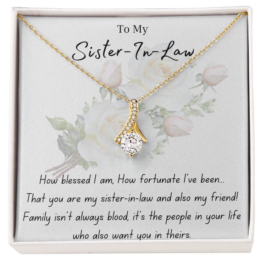 Sister-In-Law | Bonus Sister | Wedding | Alluring Beauty Necklace | BUY 3, GET 1 FREE