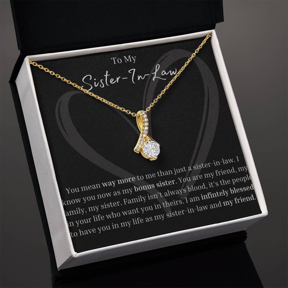 Sister-In-Law | Bonus Sister | Wedding | Alluring Beauty Necklace | BUY 3, GET 1 FREE