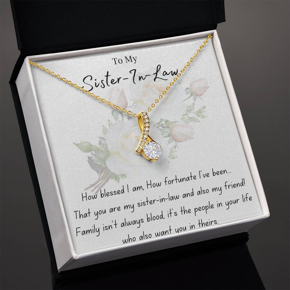 Sister-In-Law | Bonus Sister | Wedding | Alluring Beauty Necklace | BUY 3, GET 1 FREE