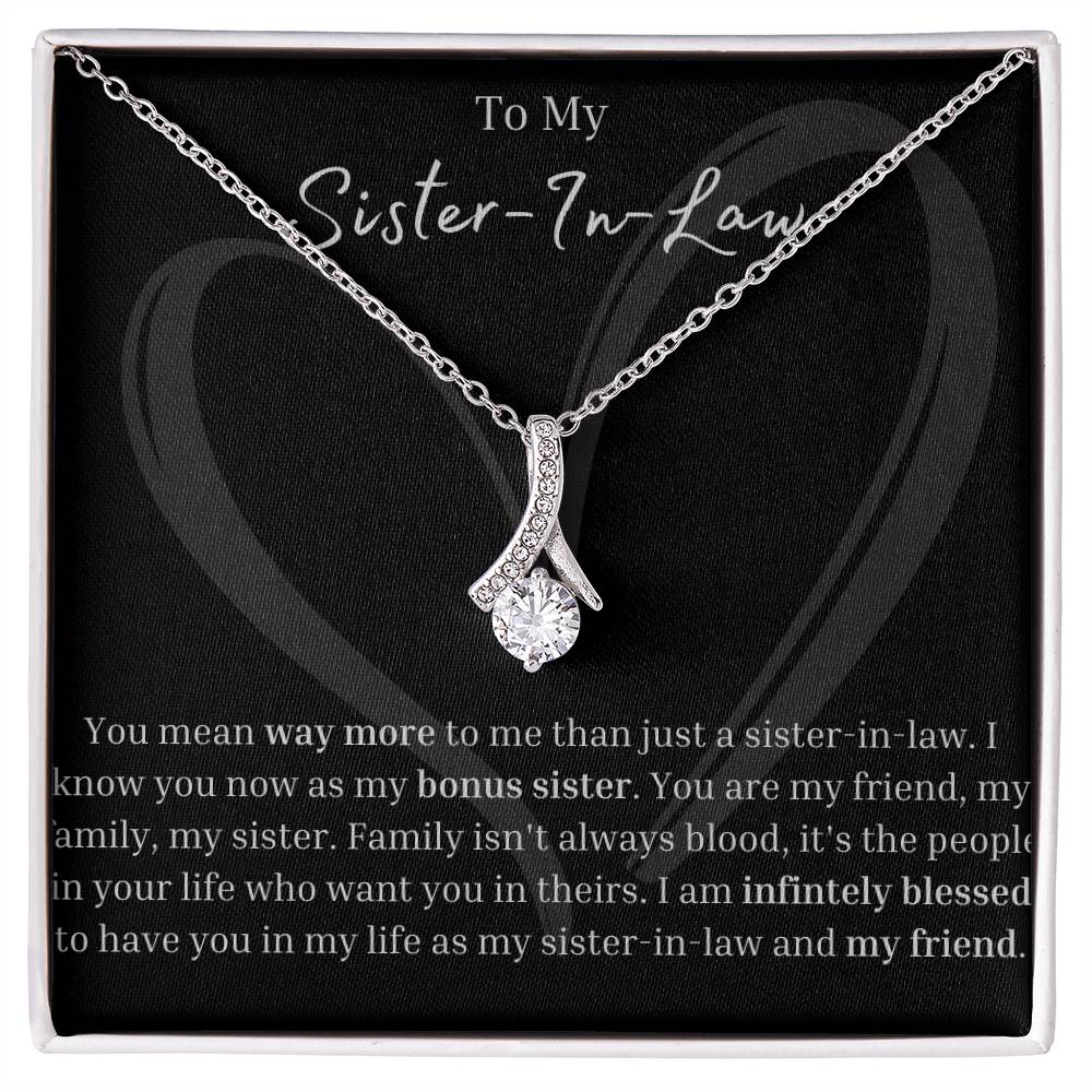 Sister-In-Law | Bonus Sister | Wedding | Alluring Beauty Necklace | BUY 3, GET 1 FREE