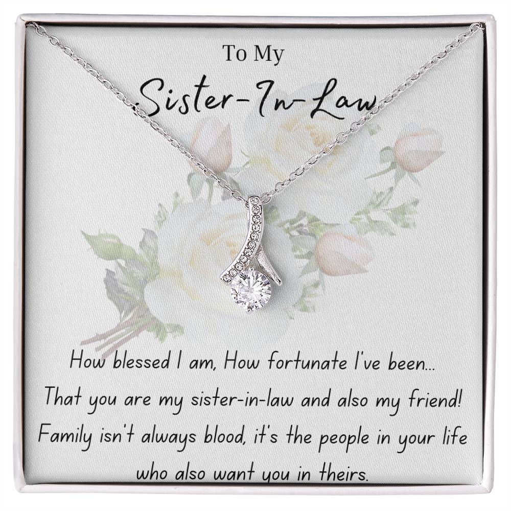 Sister-In-Law | Bonus Sister | Wedding | Alluring Beauty Necklace | BUY 3, GET 1 FREE