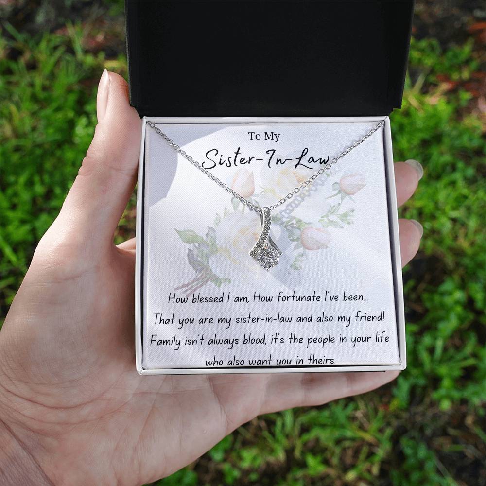 Sister-In-Law | Bonus Sister | Wedding | Alluring Beauty Necklace | BUY 3, GET 1 FREE