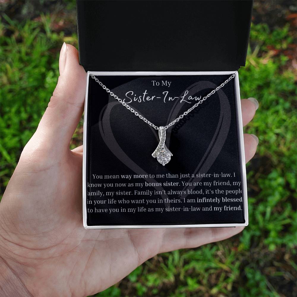 Sister-In-Law | Bonus Sister | Wedding | Alluring Beauty Necklace | BUY 3, GET 1 FREE
