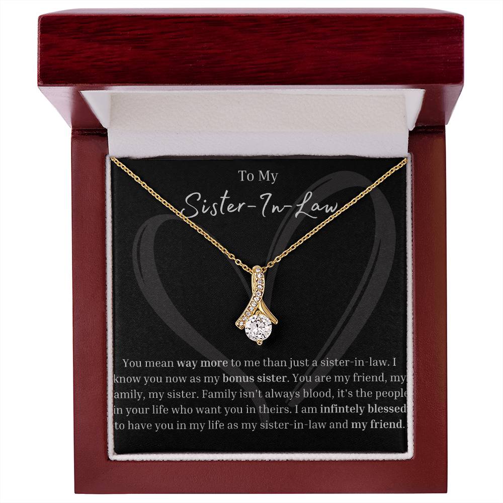 Sister-In-Law | Bonus Sister | Wedding | Alluring Beauty Necklace | BUY 3, GET 1 FREE