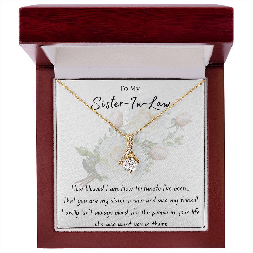 Sister-In-Law | Bonus Sister | Wedding | Alluring Beauty Necklace | BUY 3, GET 1 FREE