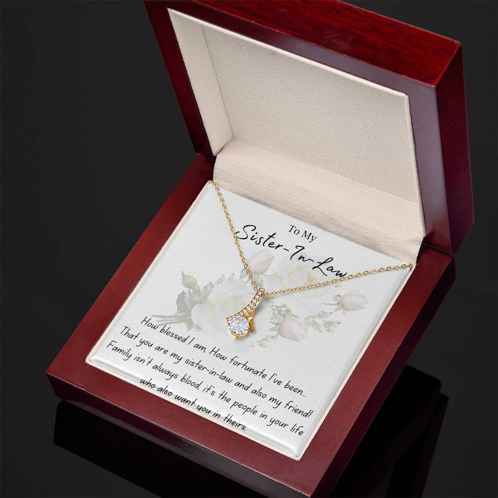 Sister-In-Law | Bonus Sister | Wedding | Alluring Beauty Necklace | BUY 3, GET 1 FREE