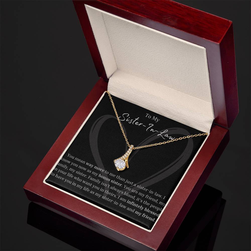Sister-In-Law | Bonus Sister | Wedding | Alluring Beauty Necklace | BUY 3, GET 1 FREE