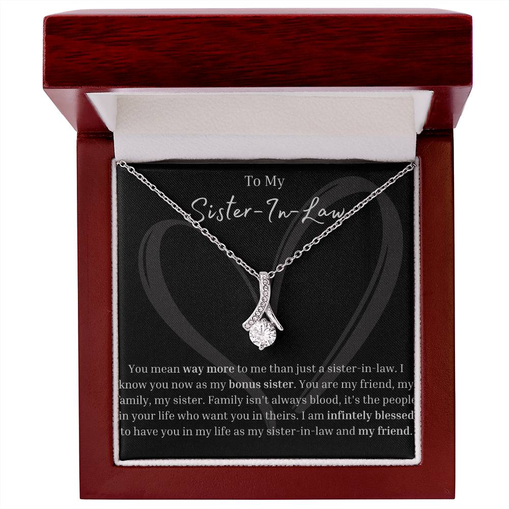 Sister-In-Law | Bonus Sister | Wedding | Alluring Beauty Necklace | BUY 3, GET 1 FREE