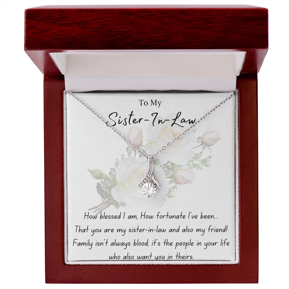 Sister-In-Law | Bonus Sister | Wedding | Alluring Beauty Necklace | BUY 3, GET 1 FREE