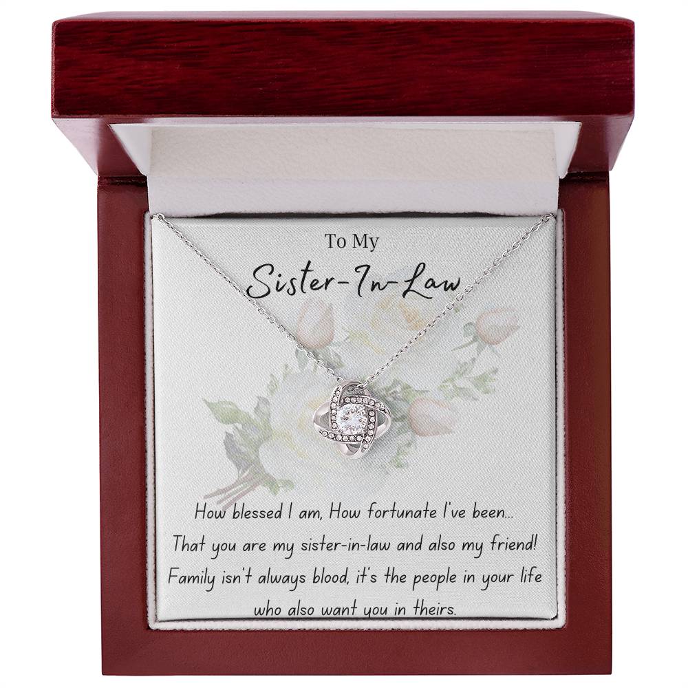 Sister-In-Law | Bonus Sister | Wedding | Love Knot Necklace | BUY 3, GET 1 FREE