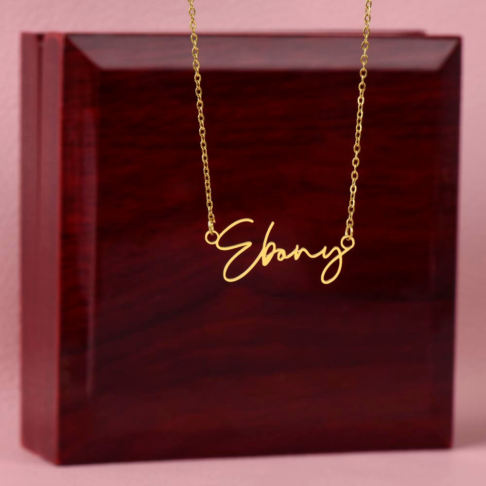 Maid of Honor | Wedding Jewelry | Signature Name Necklace | BUY 3, GET 1 FREE