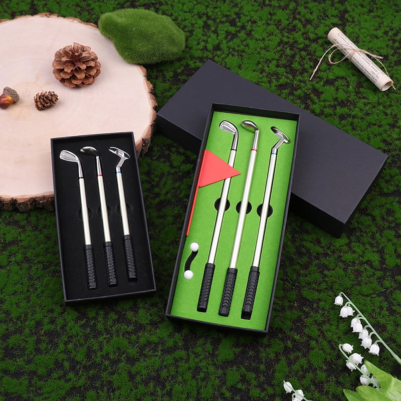 Golfer's Desk Pen Set