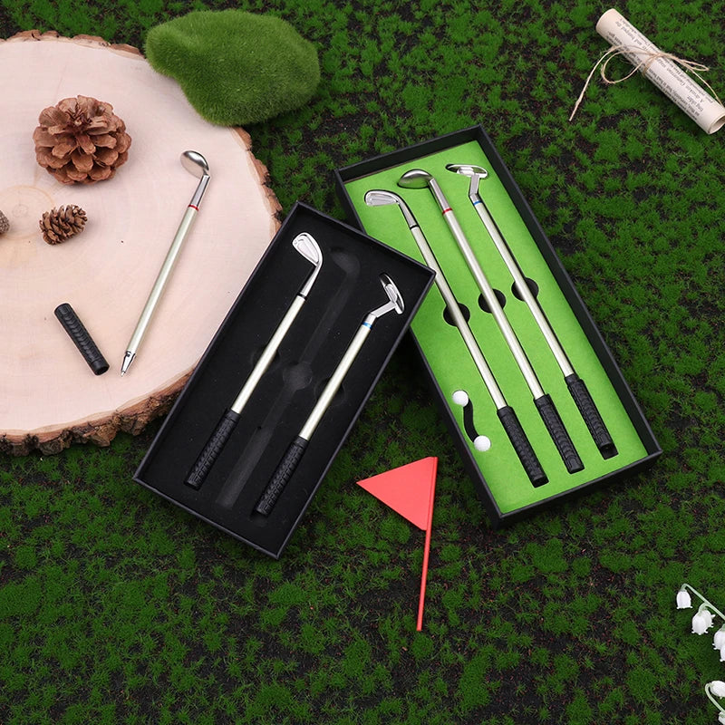 Golfer's Desk Pen Set