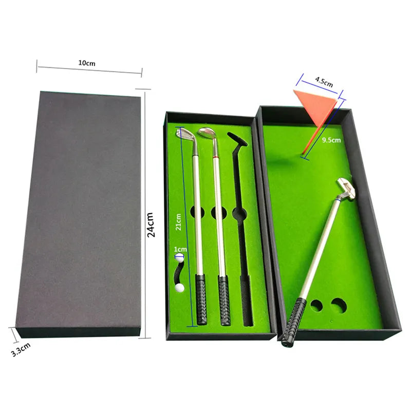 Golfer's Desk Pen Set