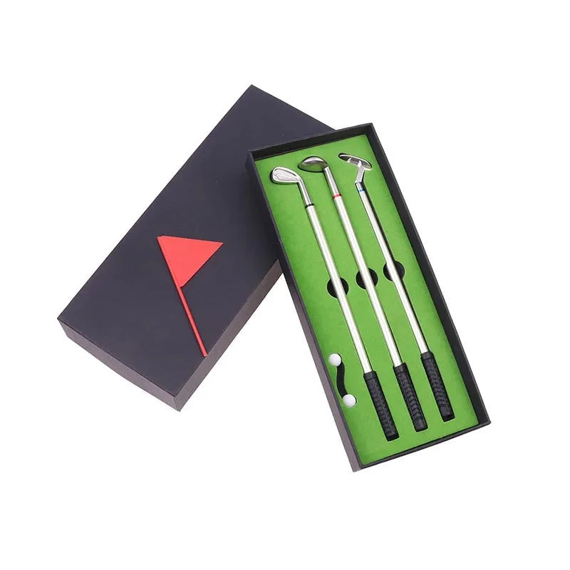 Golfer's Desk Pen Set