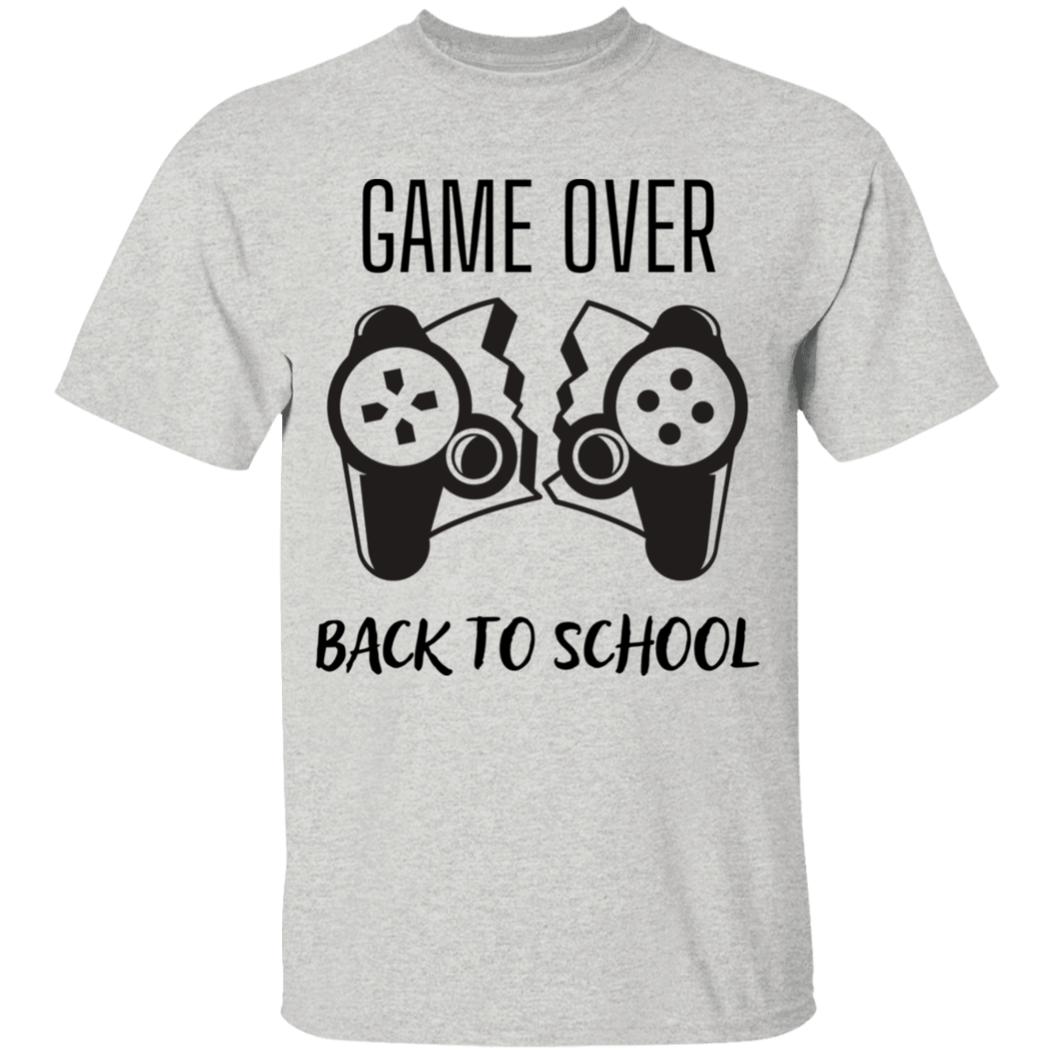 Game Over, Back To School 100% Cotton T-Shirt