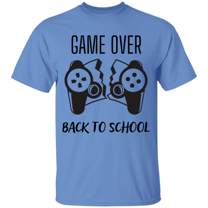 Game Over, Back To School 100% Cotton T-Shirt