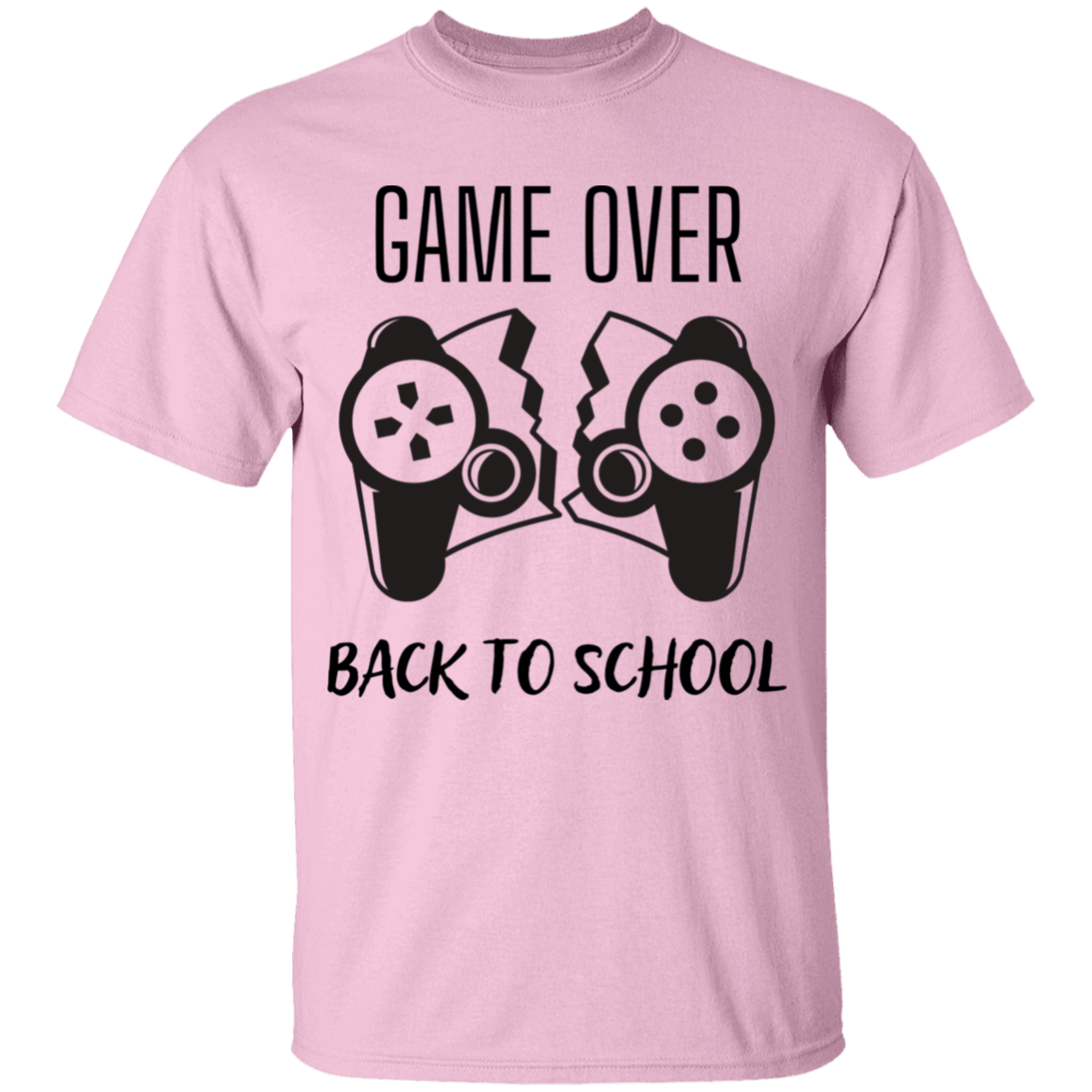 Game Over, Back To School 100% Cotton T-Shirt