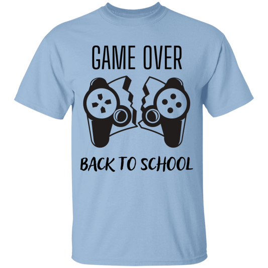 Game Over, Back To School 100% Cotton T-Shirt