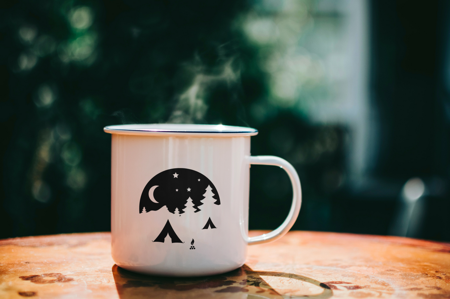 "Camping Crew" Enamel Camping Mug