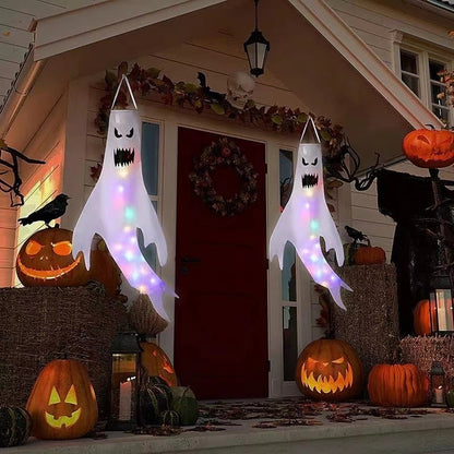 LED Hanging Ghost Light | Halloween Decoration | Indoor or Outdoor