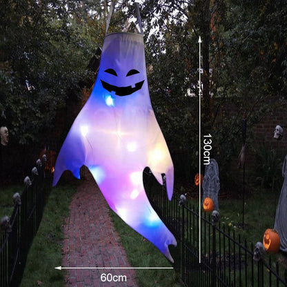 LED Hanging Ghost Light | Halloween Decoration | Indoor or Outdoor