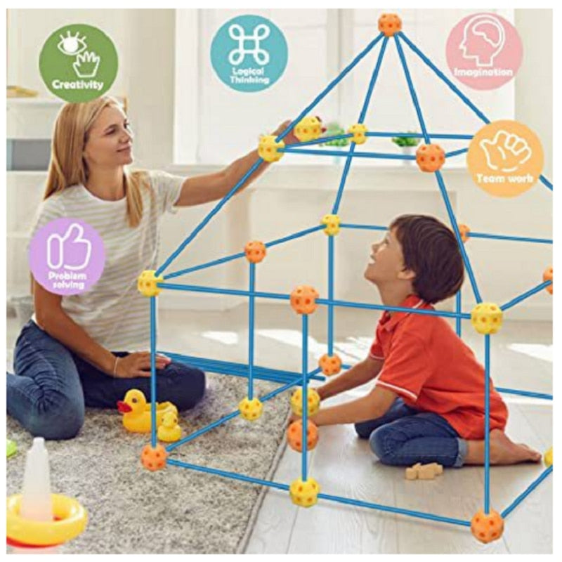 Fort Building & Construction Toy Kit For Kids - Fort Magic