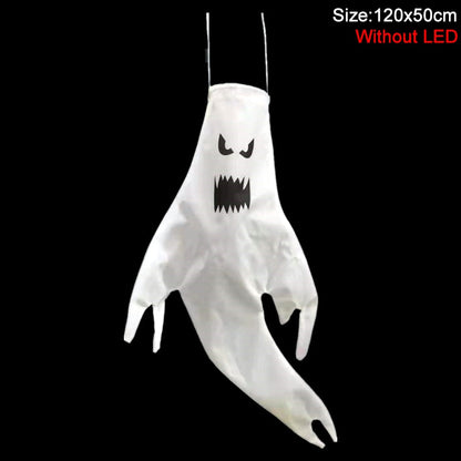 LED Hanging Ghost Light | Halloween Decoration | Indoor or Outdoor