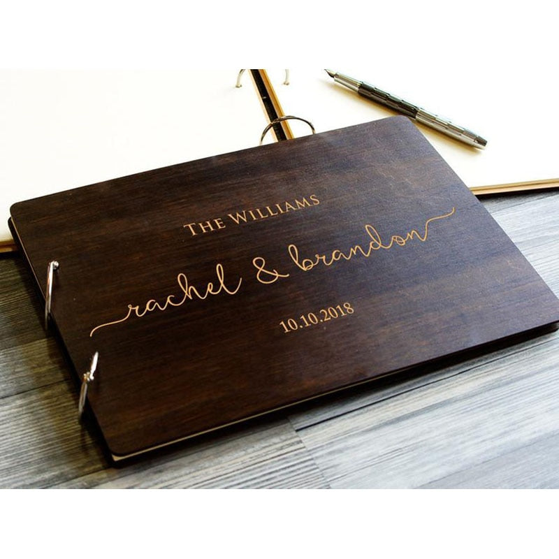 Personalized Wooden Guest Book