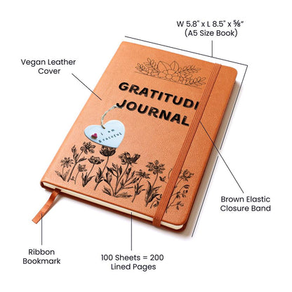 Gratitude Journal | Vegan Leather Journal