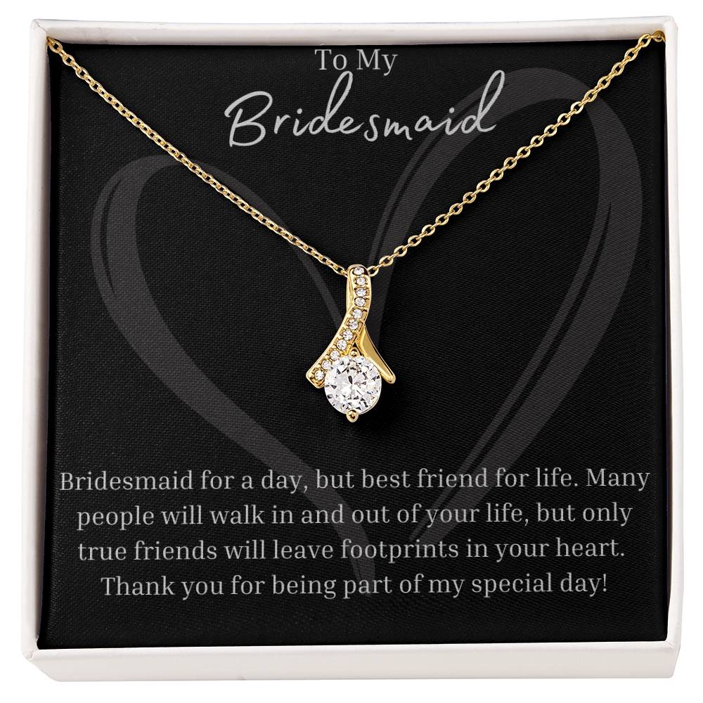 Bridesmaid Gift | Thank you | Alluring Beauty Necklace | BUY 3, GET 1 FREE