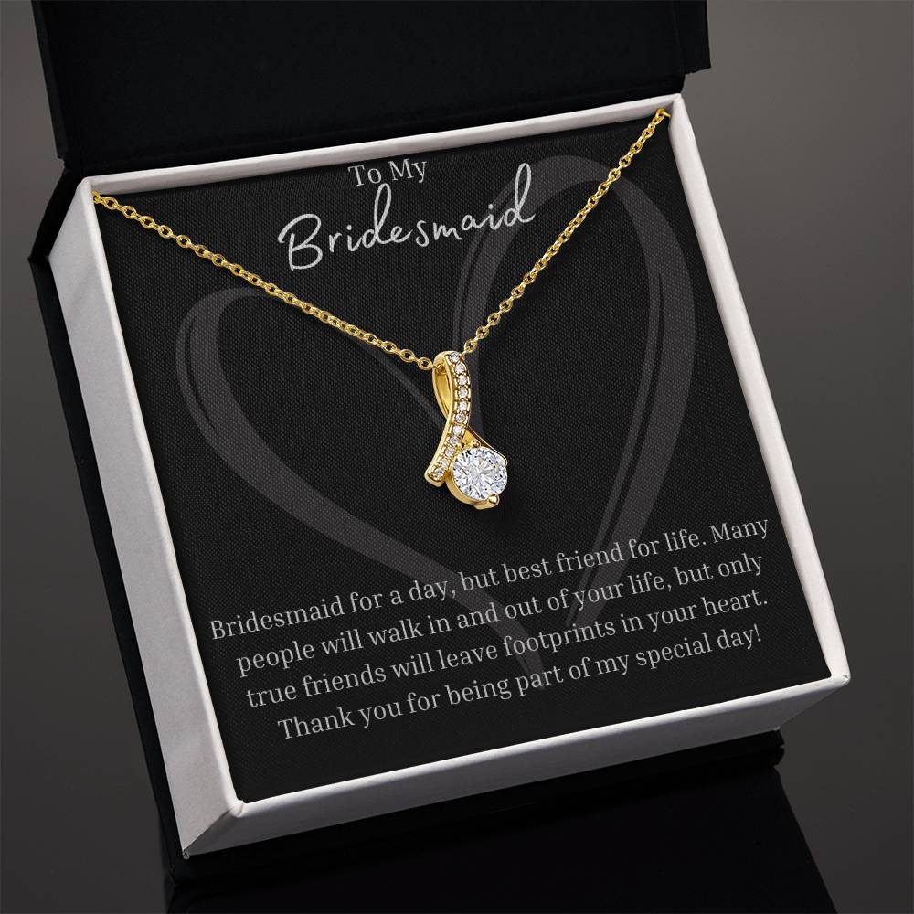 Bridesmaid Gift | Thank you | Alluring Beauty Necklace | BUY 3, GET 1 FREE