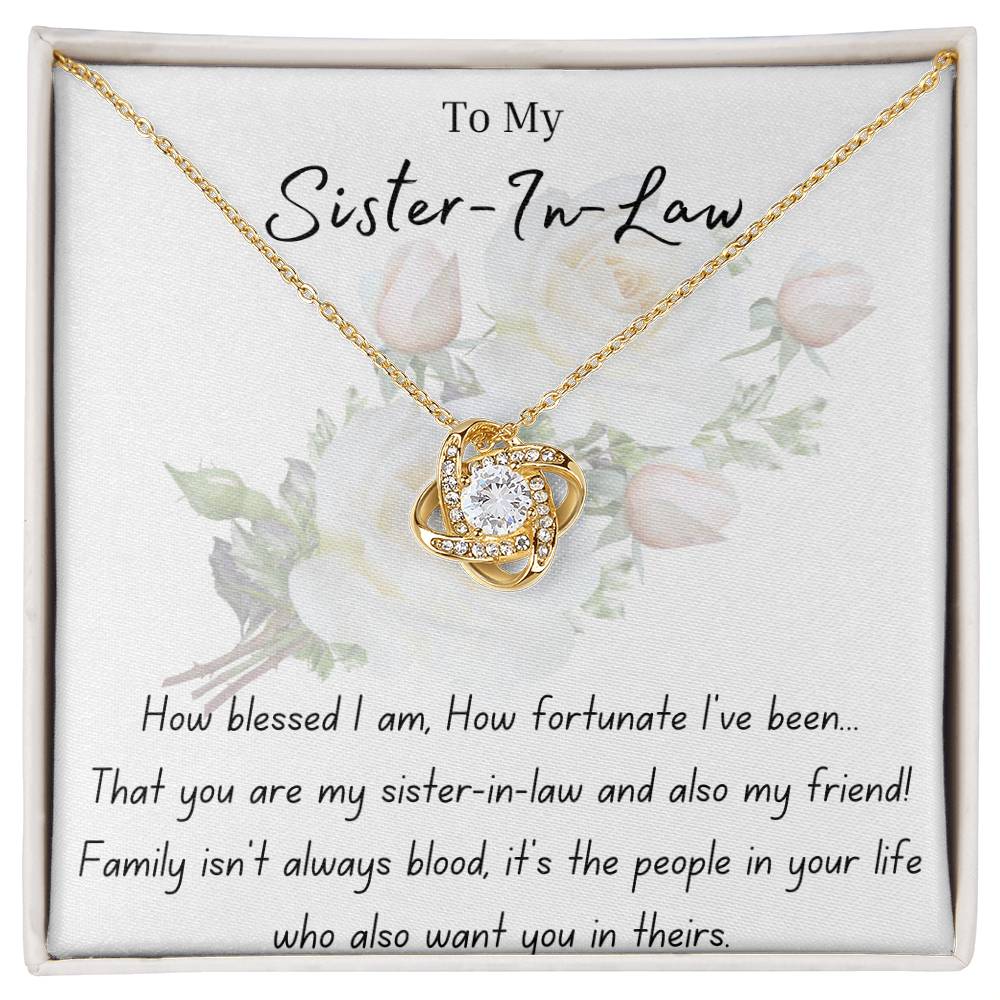 Sister-In-Law | Bonus Sister | Wedding | Love Knot Necklace | BUY 3, GET 1 FREE
