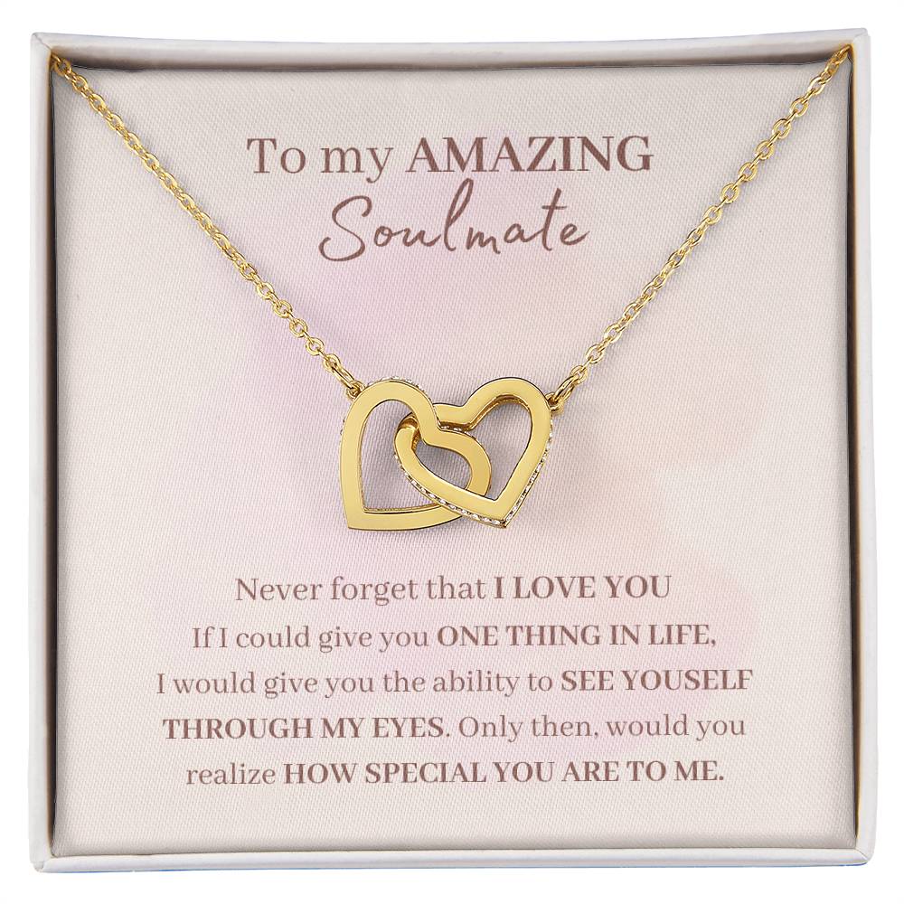 To Soulmate | From Significant Other | Interlocking Hearts Necklace