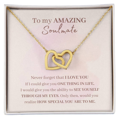 To Soulmate | From Significant Other | Interlocking Hearts Necklace