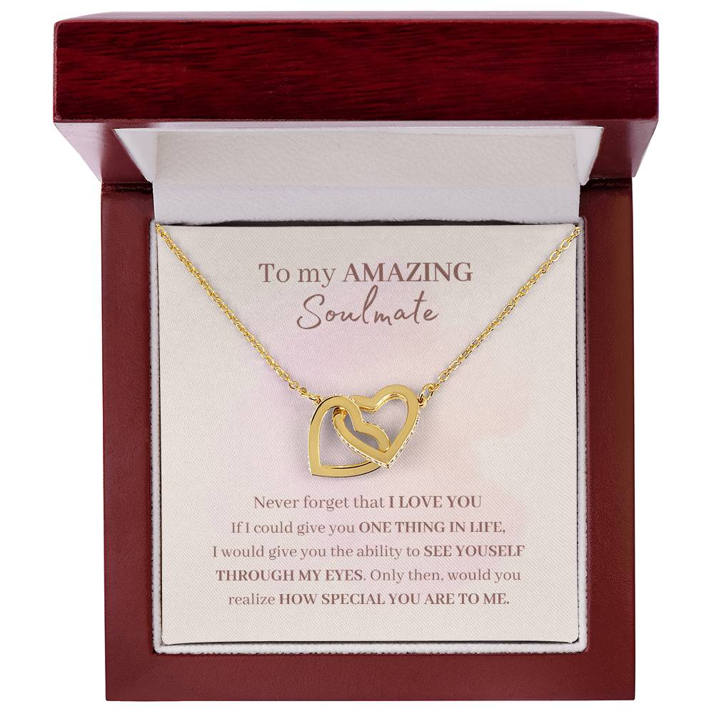 To Soulmate | From Significant Other | Interlocking Hearts Necklace