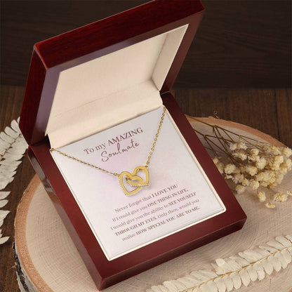 To Soulmate | From Significant Other | Interlocking Hearts Necklace