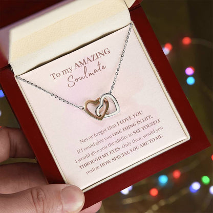 To Soulmate | From Significant Other | Interlocking Hearts Necklace